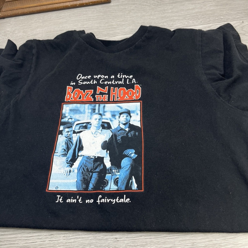 Boyz n The Hood Movie Black White Red‎ Tee Shirt Small